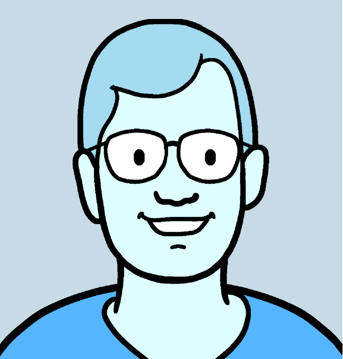 Cartoon of Henning Duwe