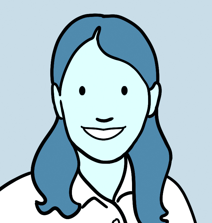 Cartoon of Maria-Lenka Wolter